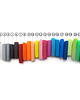 kolczyki wire wrapping Rubber soul - dwukolorowe 3
