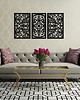 inne DEKORACYJNY TRYPTYK AŻUROWY, FLORELLE, DEKORACJA ŚCIENNA 3D,  ORNAMENT, 72 x  1