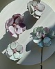 komplet biżuterii Komplet: kolczyki+ pierścionek + Broszka 8