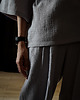 t-shirt damskie T-shirt oversize muślin JASNO SZARY 2