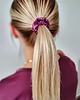 gumki do włosów Gumka jedwabna, scrunchie, gumka do włosów, gumka satynowa wrzosowy czar MINI 3