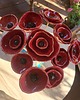 dodatki - różne Bukiet 11  ceramicznych kwiatów 3