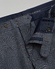 spodnie męskie Eleganckie spodnie męskie cori w kant niebieski slim fit 3