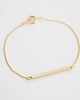 bransoletki złote 16k Gold Plated Bar Bracelet 1
