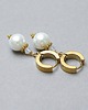 kolczyki pozłacane Kolczyki pozłacane Pearls [white] perły vol. 26  4