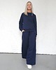komplety damskie Sarai wygodny komplet bluza i szerokie spodnie z zakładkami Navy 5