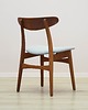 krzesła Komplet czterech krzeseł CH30, duński design, lata 60, Hans. J. Wegner 9