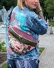 saszetka nerka Pastelowa różowa nerka damska w kwiaty KWIATOWA SIELANKA 2