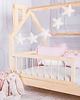 meble do pokoju dziecka Łóżko domek 80x160 z barierkami Komin Gratis 2