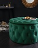 pufy Pufa puf ze schowkiem Barock Chesterfield aksamitna szmaragdowa 75cm 1