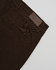 spodnie męskie Męskie spodnie materiałowe casual menfi brązowe slim fit 1