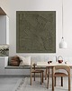 obrazy Płaskorzeźba ścienna z kompozytu żywiczego kolor Olive Gray 3