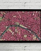 plakaty Plakat Paris - plan miasta 2