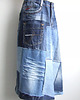 spódnice maxi Patchworkowa spódnica jeans r.48 3