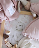 obrazy i plakaty do pokoju dziecięcego Lovely Rabbit Poster White/ powder pink 2