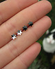 kolczyki swarovski Kolczyki - Kryształy Swarovski-  Tęczowe śnieżynki 1