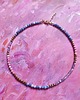 chokery Naszyjnik choker NEO ametyst, jaspis niebieski, rodonit,hematyt 2