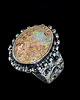pierścionki srebrne Pierścionek opal boulder 4