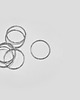 Pierścionki srebrne SREBRO - obrączka SLIM młotkowana 2