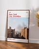 plakaty Minimalistyczny plakat Nowy Jork Brooklyn - Do salonu, sypialni, biura 1