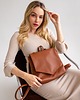 plecaki LOTUS Brown-Chai Vegan-Leather Mini Backpack 3