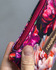 pokrowce i etui - na klucze Etui na klucze z weluru w peonie kwiatowe etui handmade 1