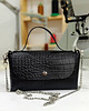 torby na ramię Torebka mini z czarnej skóry naturalnej 1