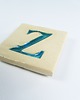 magnesy Ceramiczny magnes, niebieska literka Z 3