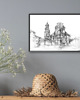 grafiki i ilustracje WYPRZEDAŻ RYSUNKÓW! Rysunek Katedra Santa Maria w Murcji 35x50 cm Pióro 1