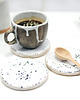 podkładki do kuchni Ceramiczne podkładki pod kubek - marmur 4