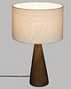 lampy stołowe Lampa stołowa z drewna mango 28x46 cm Aina 1