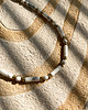chokery Naszyjnik choker z białego howlitu 4