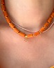 chokery Pomarańczowy choker z jaspisów 2