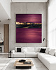 obrazy WRZOSOWE MARZENIE - Duży obraz ręcznie malowany akryl 120x120cm 2