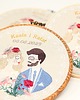 Ślub - inne Ślubna, indywidualna dedykacja, haft w oprawie vintage 4