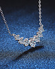 srebrne naszyjniki Naszyjnik srebrny Moissanite 1.1ct 925 2