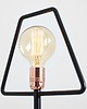 lampy stołowe Lampa  stołowa metalowa Firkant Table - czarny loft 3