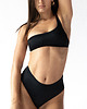 stroje kąpielowe i kostiumy kąpielowe damskie TROPIKO SWIMWEAR - RIVIERA BIKINI TOP czarny 1