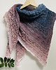 szale damskie Chusta szydełkowa Klaziena ombre handmade 3