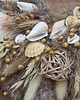 wianki Wianek natural summer wreath, wianek z muszlami, #L3, rozmiar 45 cm 4