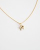 złote naszyjniki 16k Gold Plated Tiny Bow Necklace 1