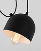 lampy wiszące Lampa pająk wisząca Popo 2 klosze czarna loftowa industrialna 4
