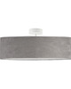 plafony Duża lampa sufitowa do salonu z czarnym abażurem WENECJA VELUR fi - 60 cm 7