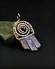 wisiory Jaspis cesarski wisiorek wire wrapping 2