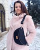 saszetka nerka Zamszowa wodoodporna torebko nerka Czarna 1