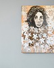 obrazy "The Quiet One", portret, akryl na płótnie, 130x90 cm, aut. MOGH 6