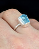 pierścionki srebrne Pierścionek baby blue topaz 1