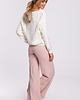 swetry damskie Sweter z dekoltem w serek-ecru(M-510) 2
