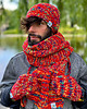 czapki i kapelusze męskie Męska czapka MERINO 50% EXPLORER ,,Czerwienie" 6