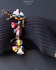 bransoletki ze szkła Lato tuż tuż. Urocza bransoletka kwiatowa w stylu boho handmade 5